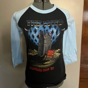 VTG The WHO Band Tee American Tour 1982